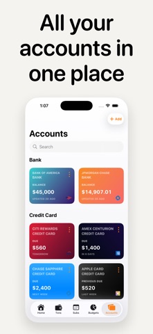 Finma - AI Finance Tracker iPhone screenshot