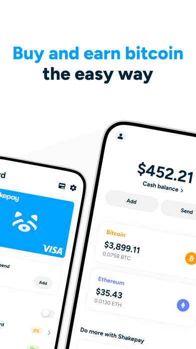 Shakepay: Buy Bitcoin Canada iPhone screenshot 1