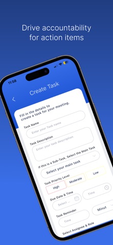 My Meetings & Tasks screenshot