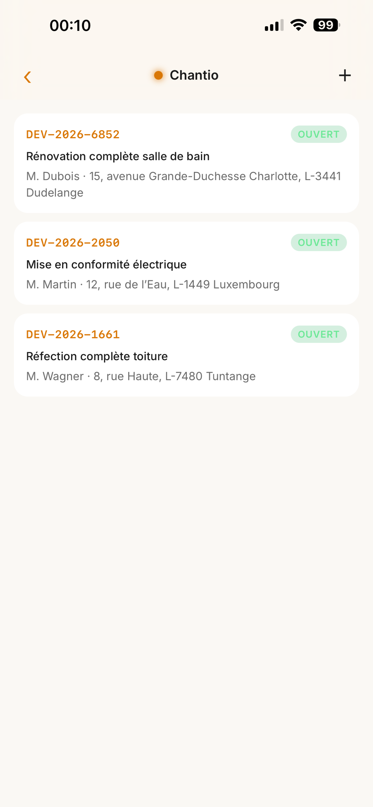 Chantio - Devis & Chantiers