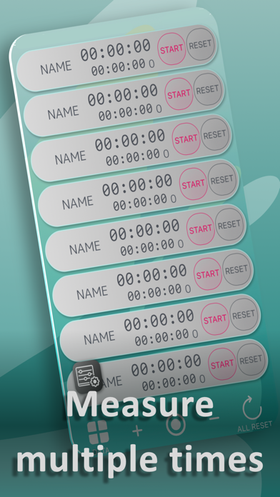 Multi-Timer; Stopwatch & Timer Screenshot