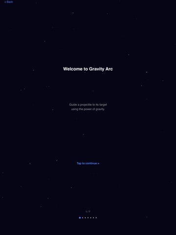 Gravity Arc - A Puzzle Game iPad screenshot