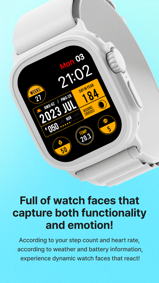 #2. TIMEFLIK Watch Face (iOS) 由: Apposter.Inc.