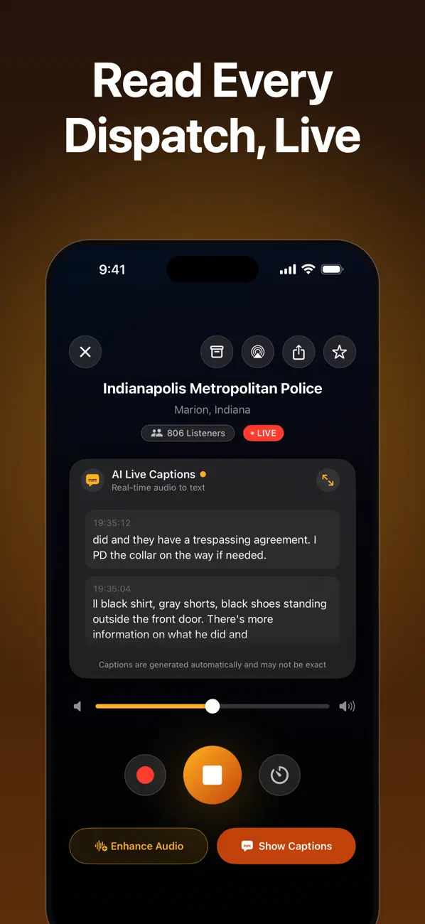 Screenshot #2 pour Police Scanner