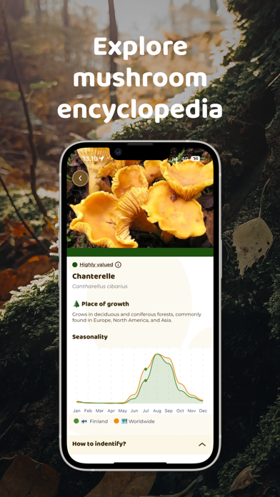 Mushroom Spot: mushroom map iPhone screenshot 5 - Lifestyle app