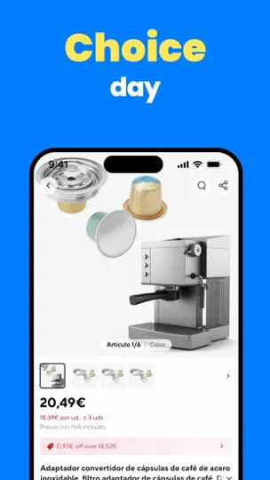 Captura de pantalla de AliExpress Shopping App en iPhone 6
