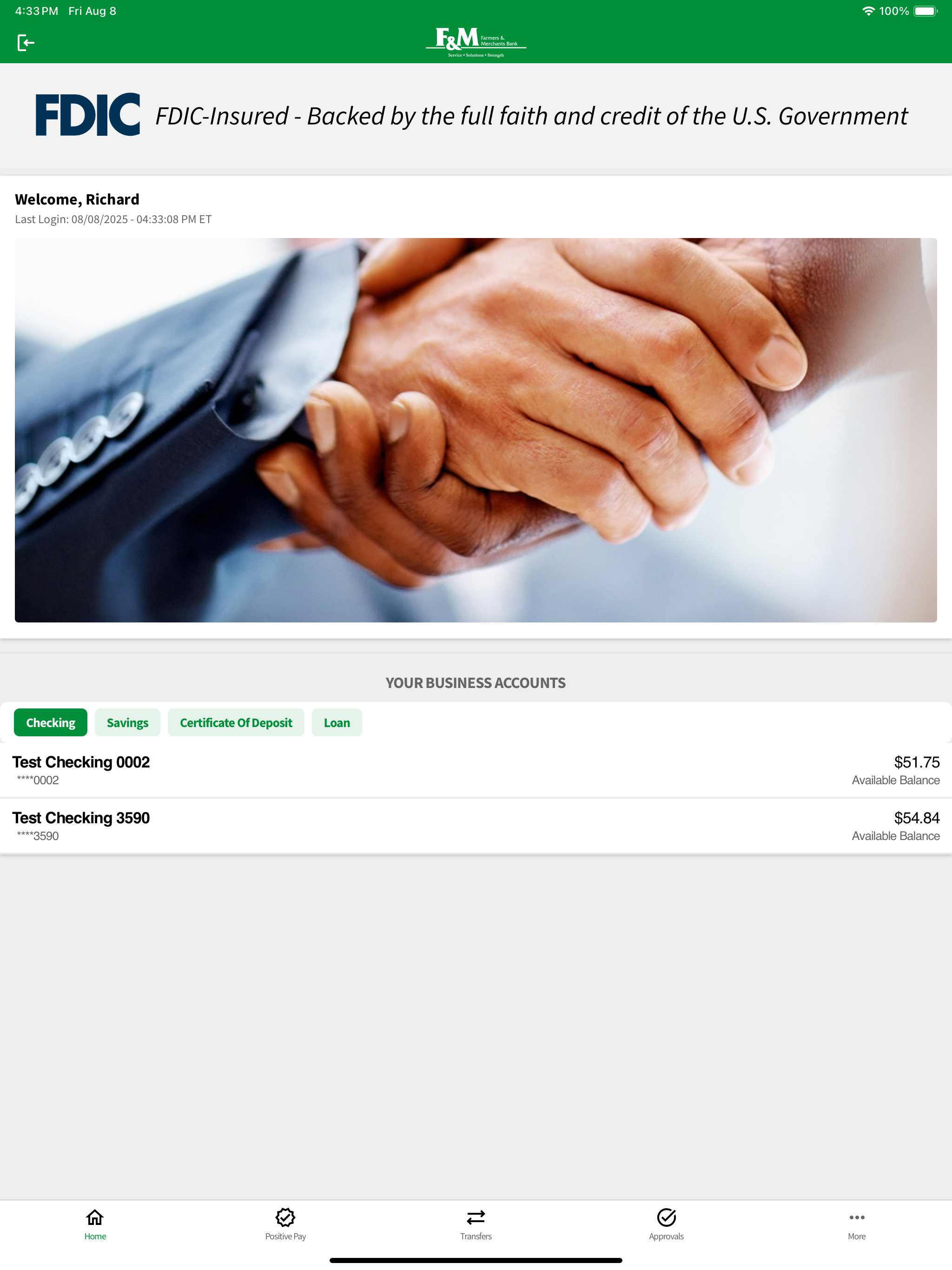 F&M Bank Digital Business AL screenshot 7