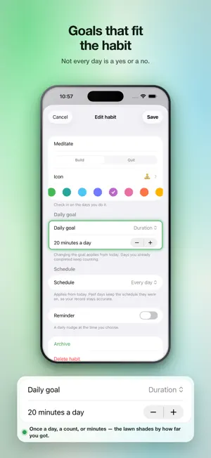 HabitLawn - Habit Tracker screenshot 4