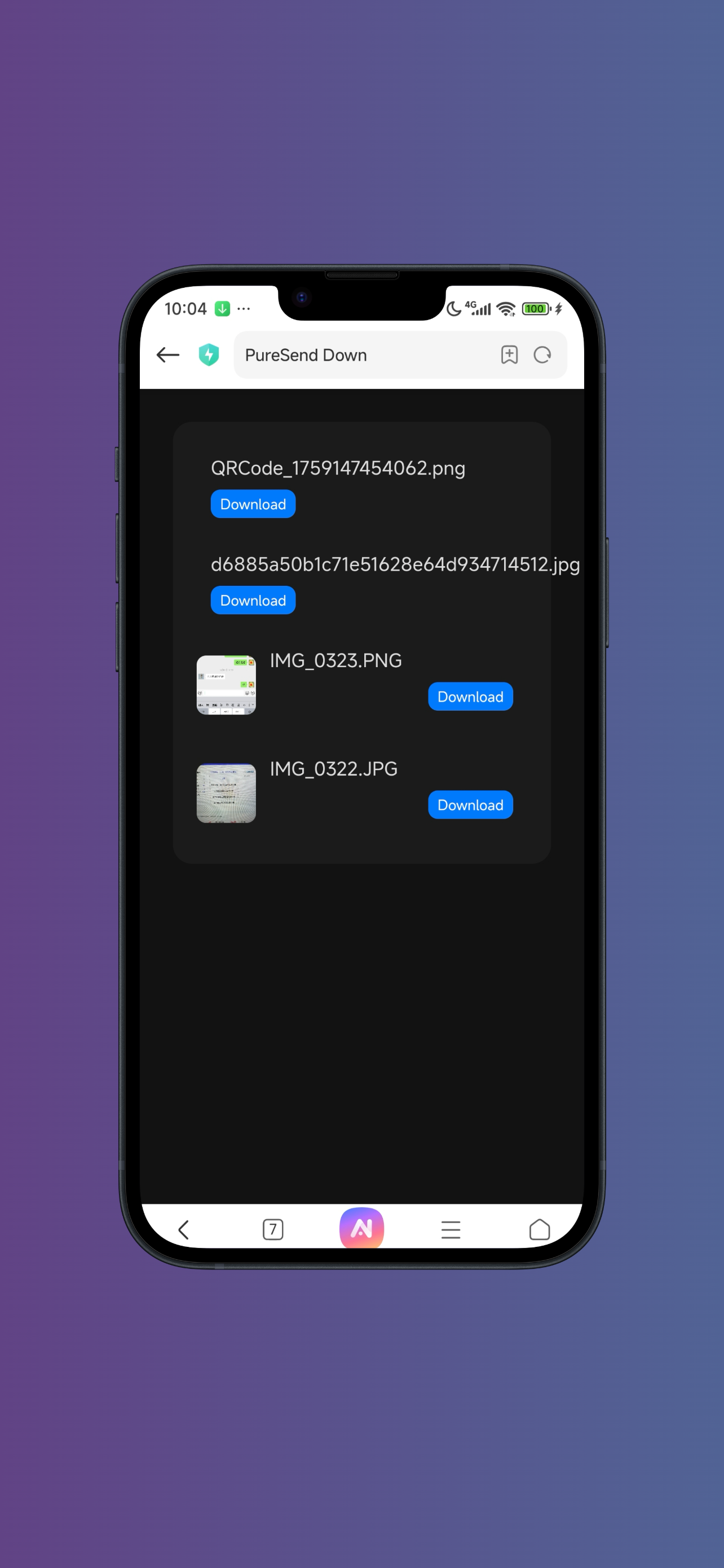 PureSend: Fast File Sharing screenshot 3