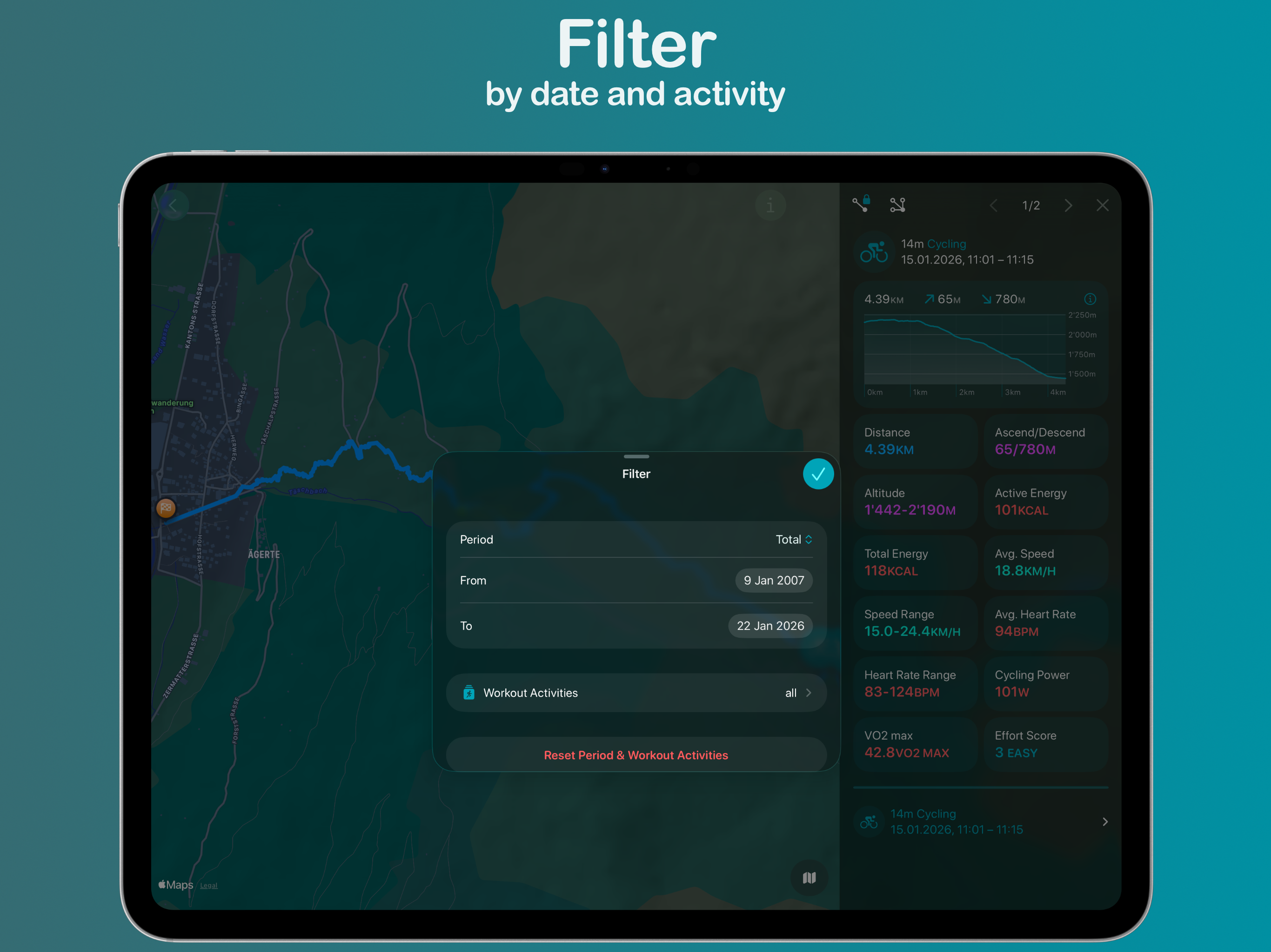 WorkoutMap Pro screenshot 14
