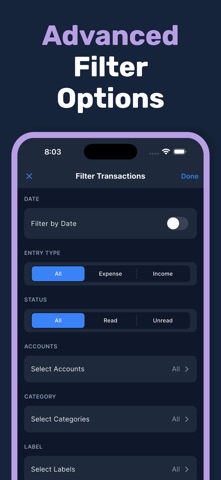 WalletIN: Budget & Expense AI iPhone screenshot