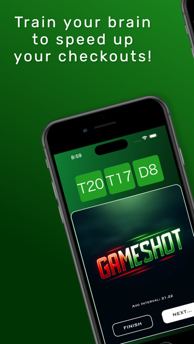 Darts Checkout Trainer Screenshot