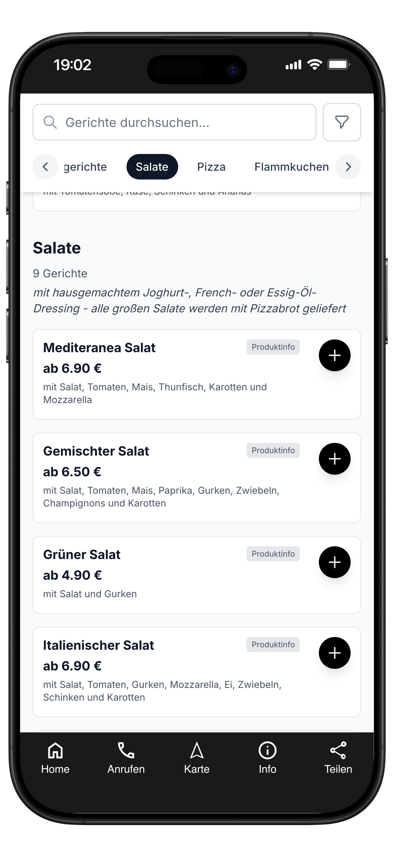 Viva Pizza App screenshot 2