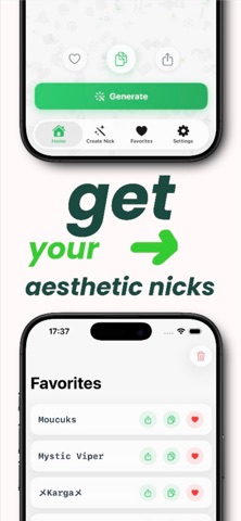 Random Nick Generator iPhone screenshot