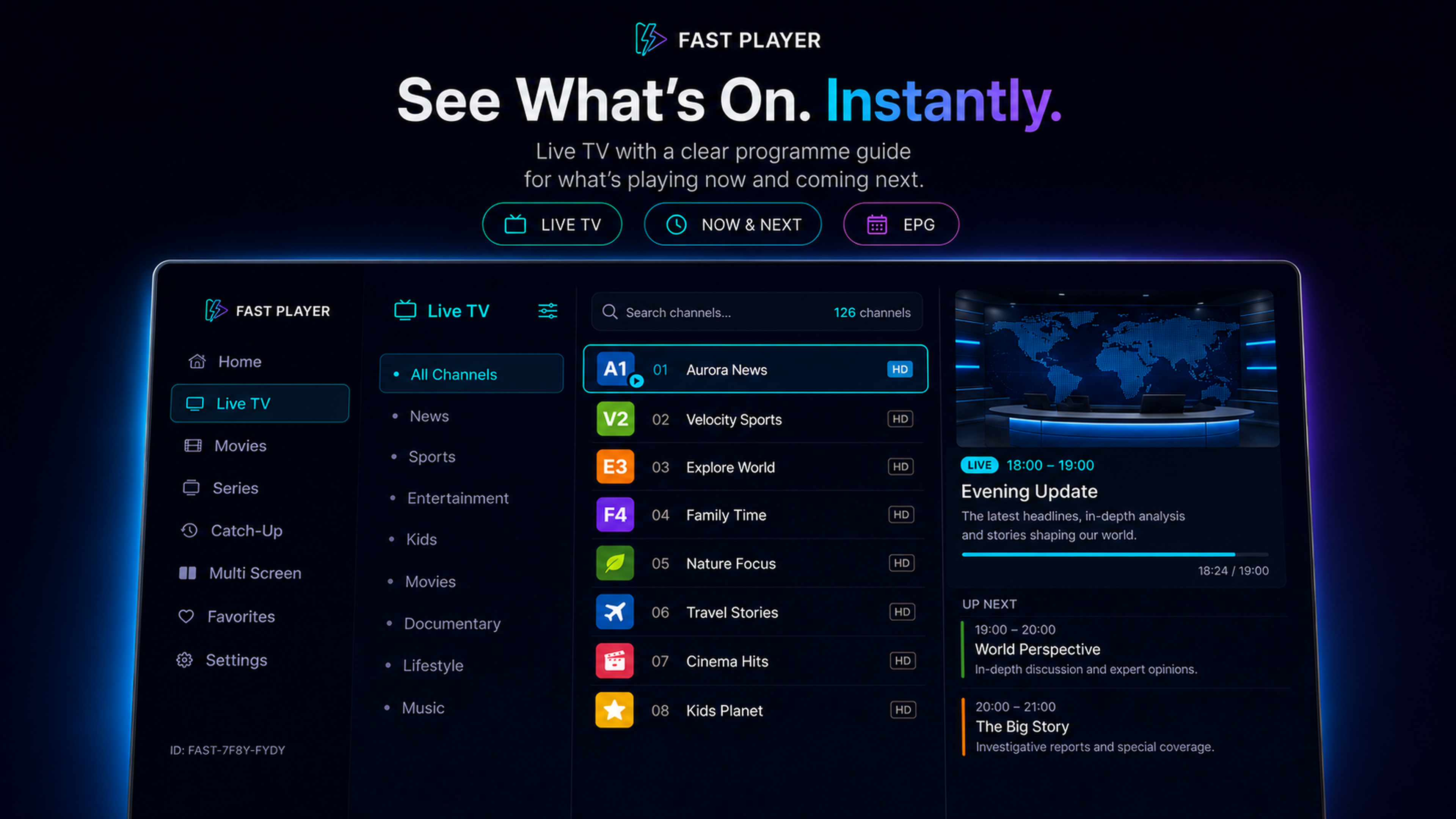 Fast IPTV Player screenshot 23