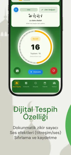 Tesbih Pro - Zikirmatik Esma screenshot 2
