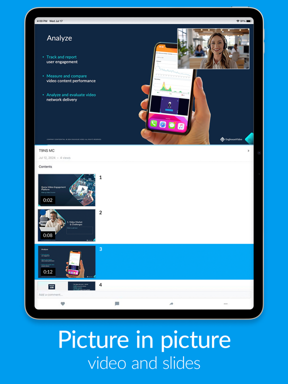 Screenshot #4 pour Qumu View