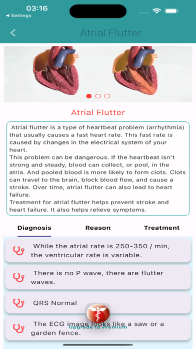 ECG & Disease Treatment Screenshot