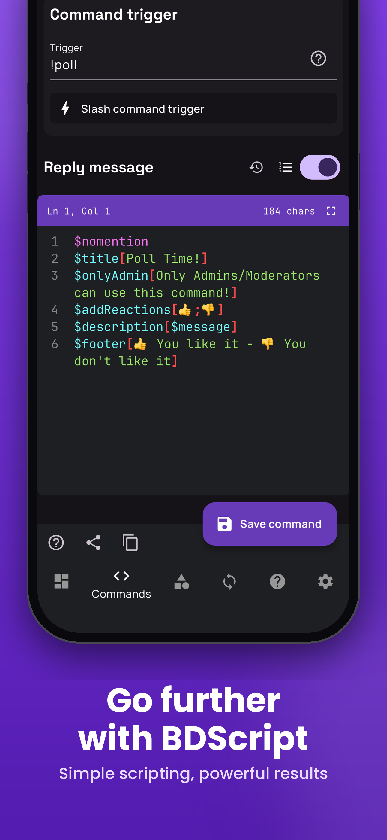Bot Designer For Discord screenshot 4