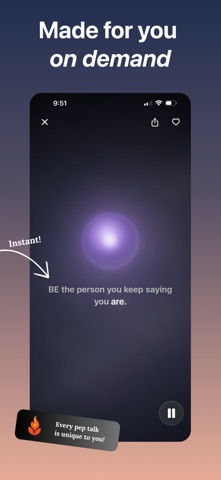 Dialed: Personalized Pep Talks Screenshot 3 of 6
