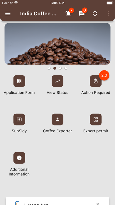 India Coffee App Screenshot