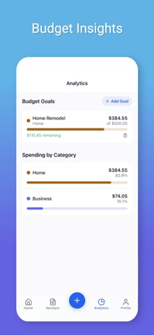 Receipt Ledger screenshot