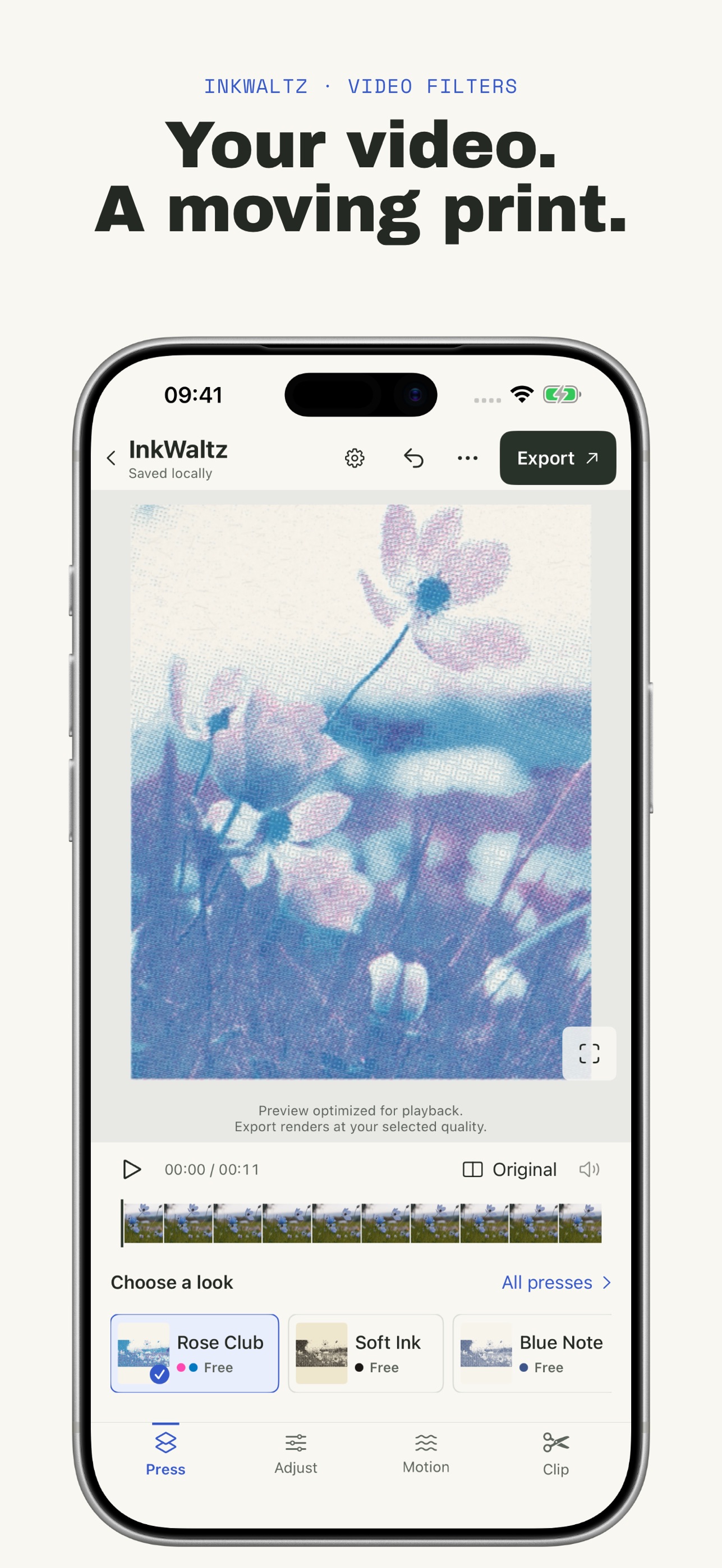 Screenshot 1 of InkWaltz: Video Art Filters