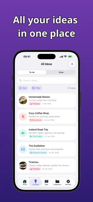 IdeaLater - Save Ideas screenshot 4