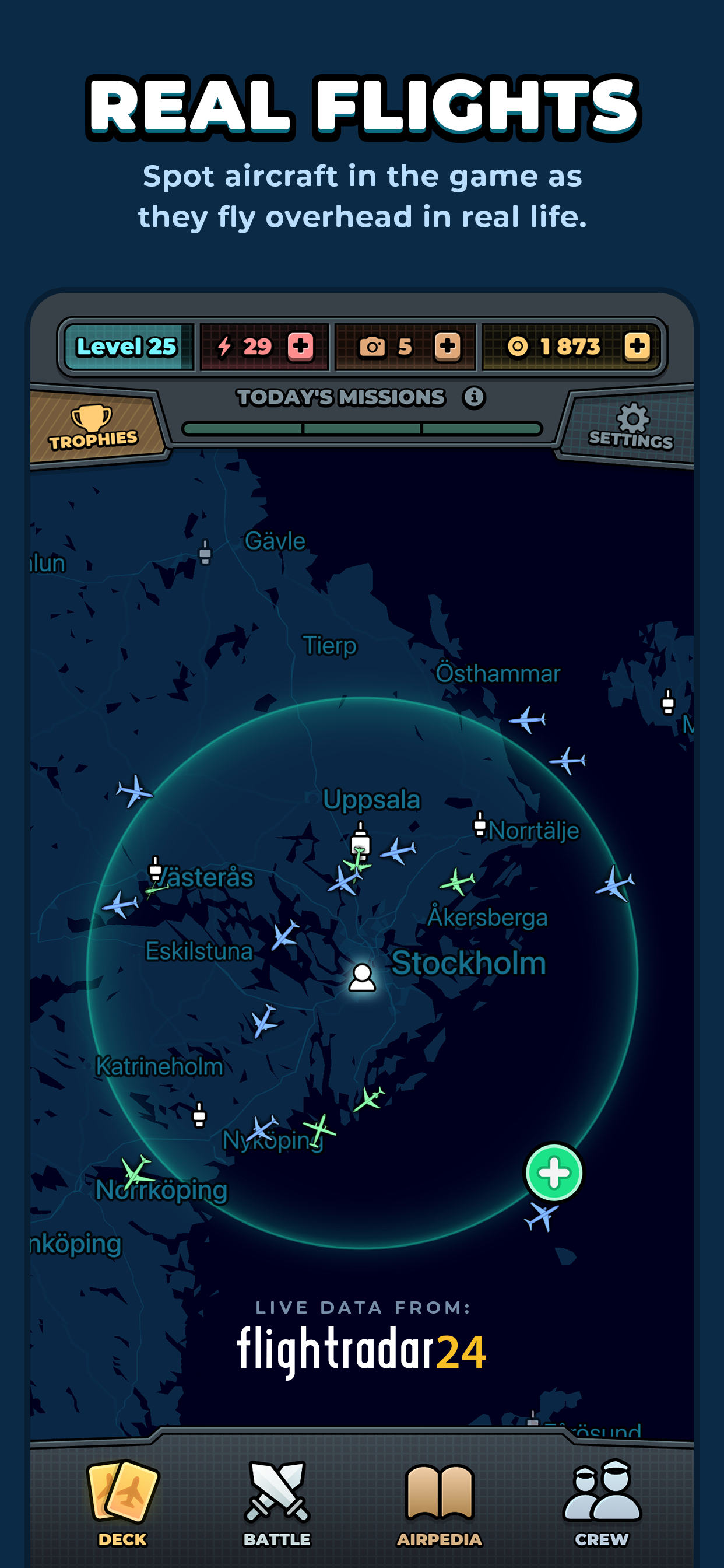 Skycards by Flightradar24