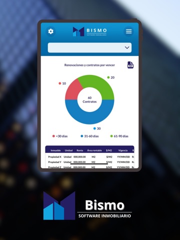 Bismo BI iPad screenshot