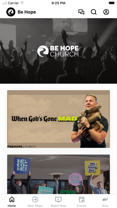 Screenshot #1 pour Be Hope Church App