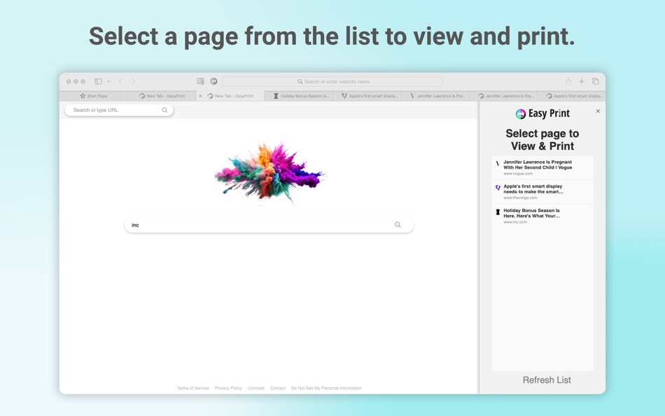 #3. Easy Print: Free Web Printer (macOS) 来自: Tightrope Interactive, Inc.