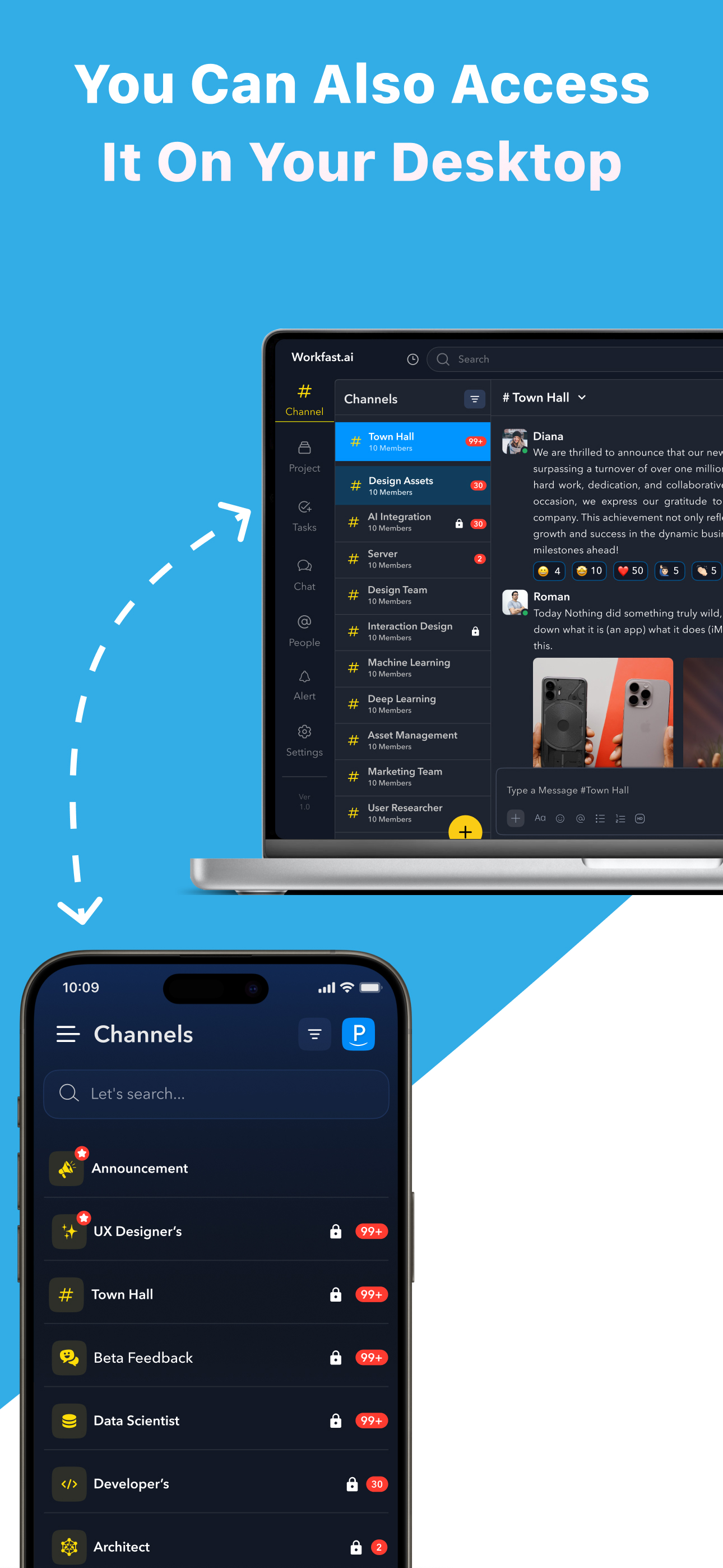 Workfast - Team productivity
