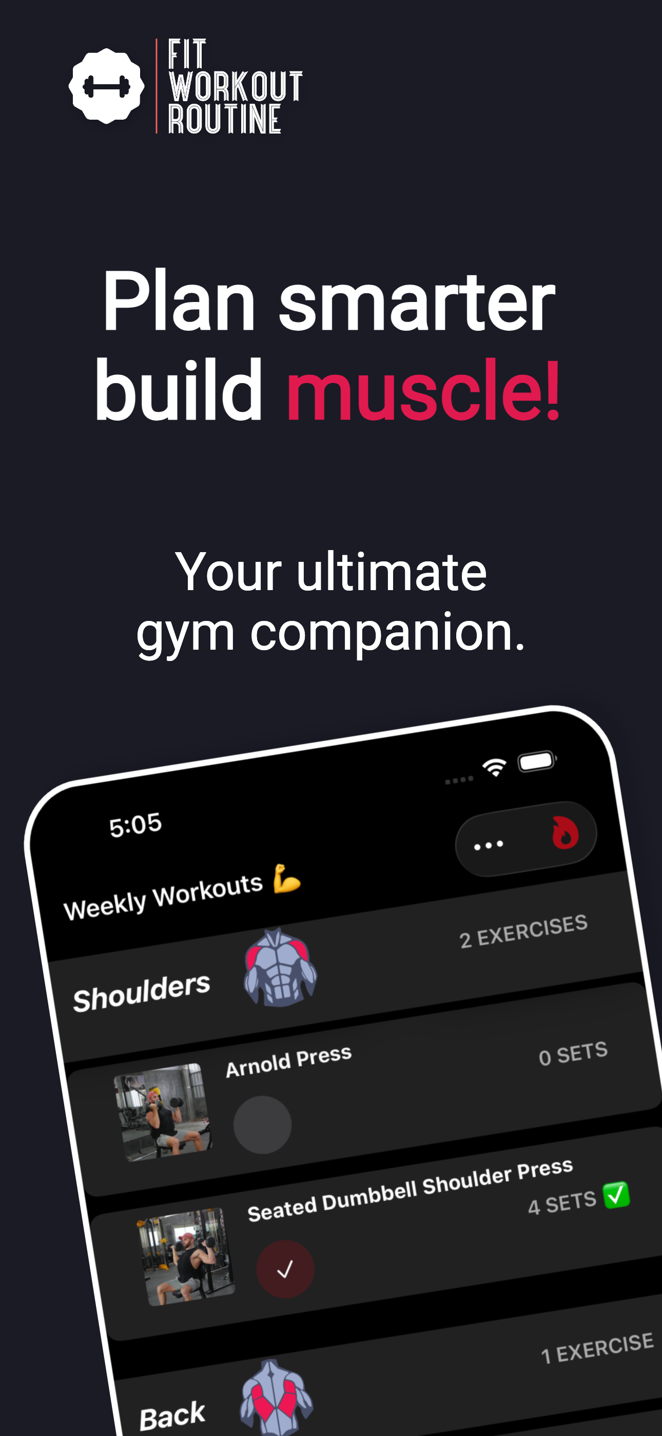 Fit Workout Routine: Planner