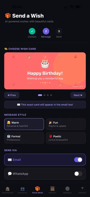 WishEveryone: Auto Wishes screenshot 3
