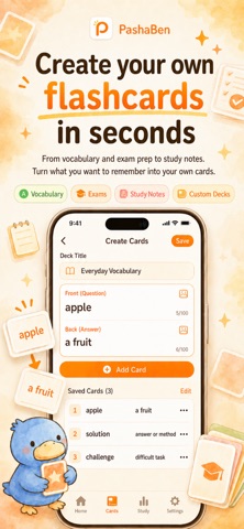 Flashcard Maker - PashaBen Screenshot 1 of 5