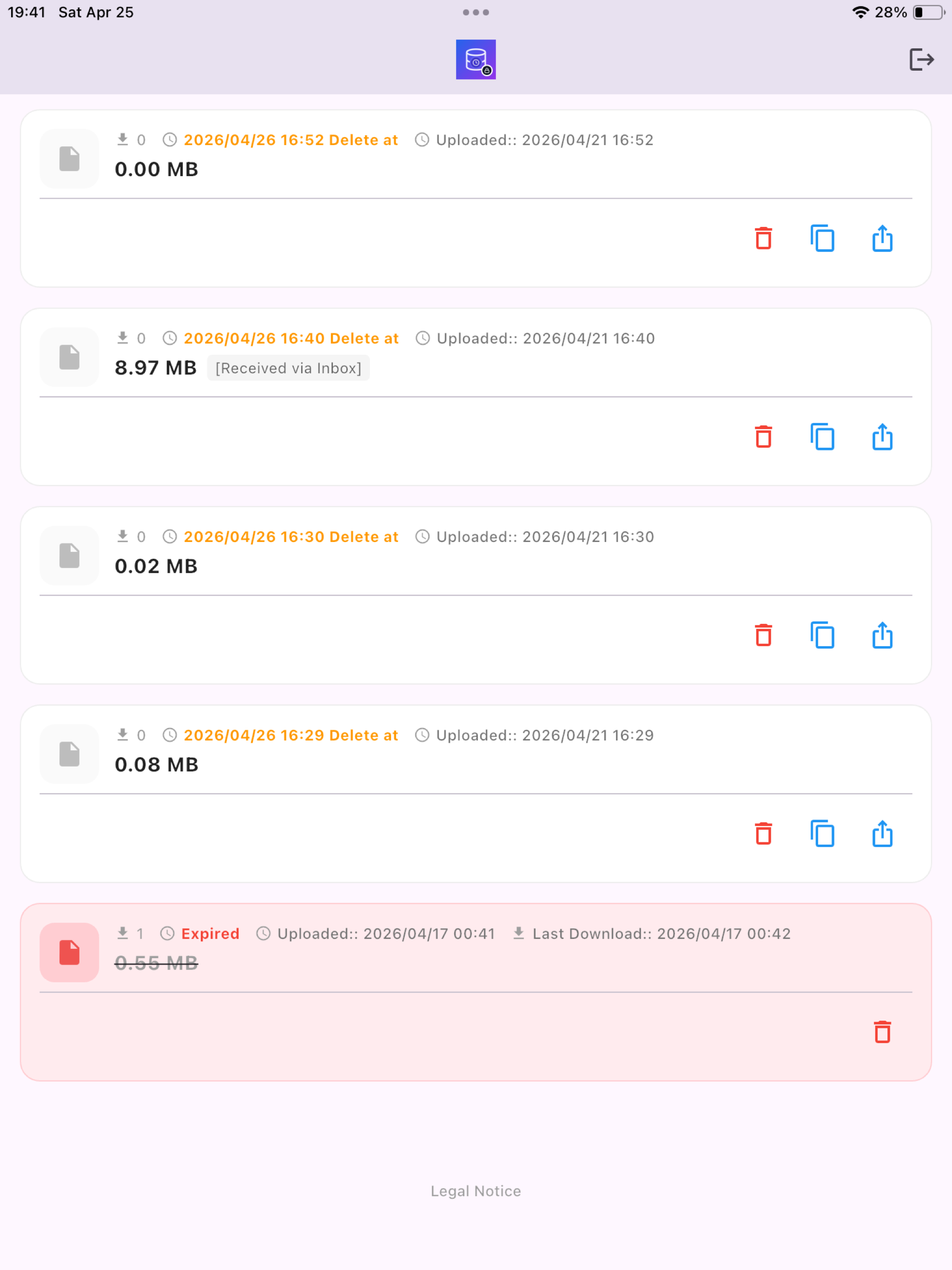 Encrypted Temp Storage -Secure