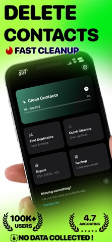 Delete Contacts  ` Screenshot 1 of 6
