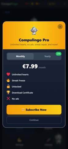 Compulingo iPhone screenshot
