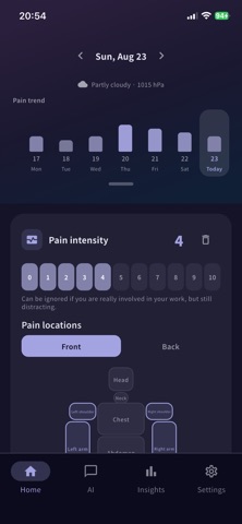 Seren: Chronic Pain Tracker Screenshot 4 of 4