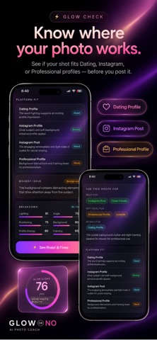Glow or No: AI Photo Coach screenshot
