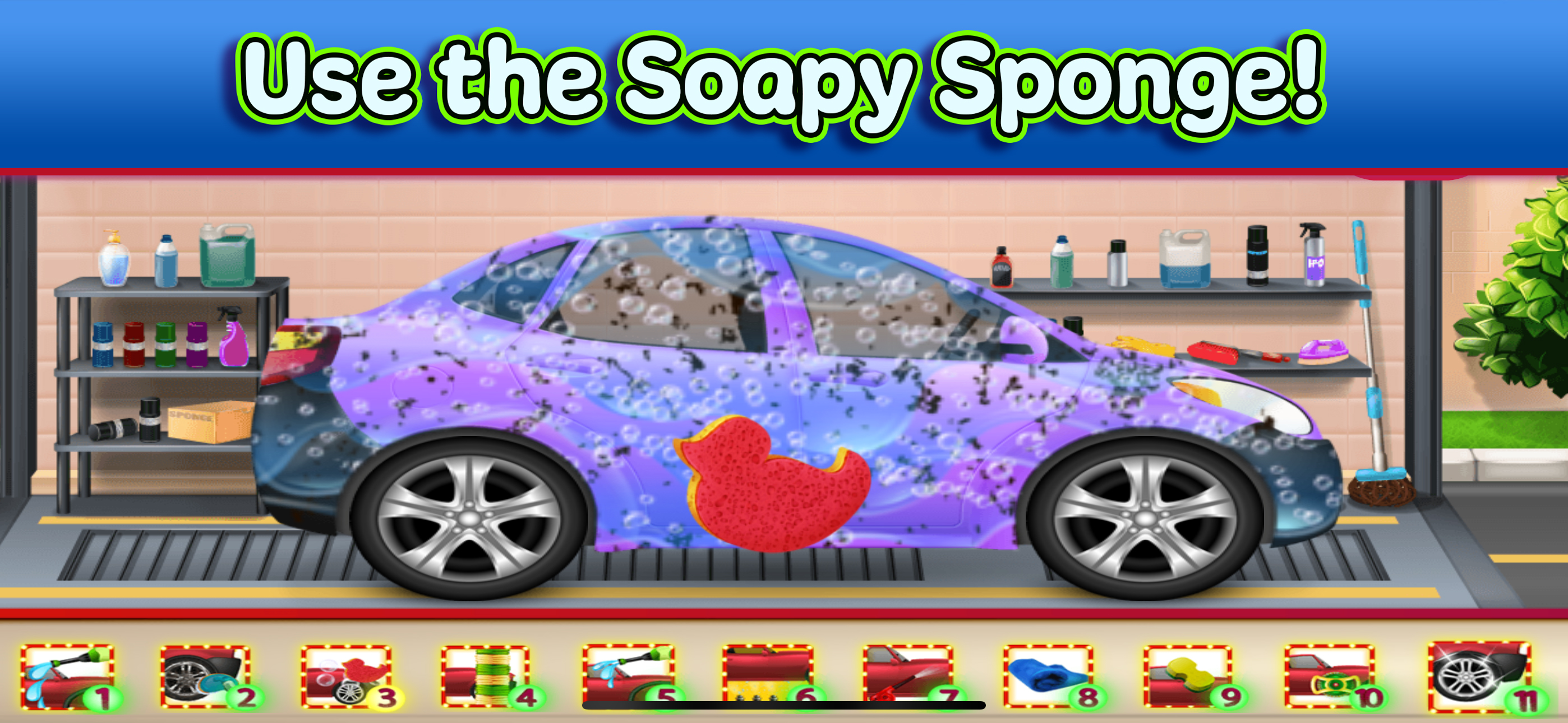 Tiny Car & Truck Wash Games