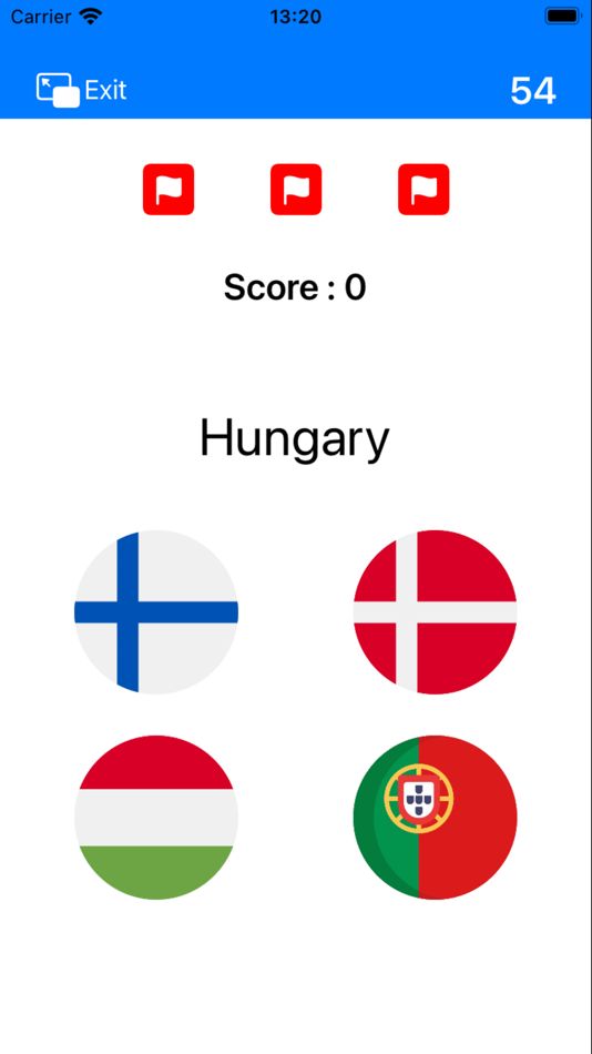 #5. Flagy - Flag Game (iOS) 由: ALPER CANIMOGLU