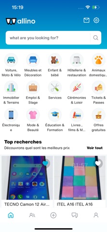 Allino deals screenshot