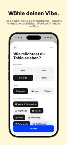 WayBee: AI Reiseplaner screenshot