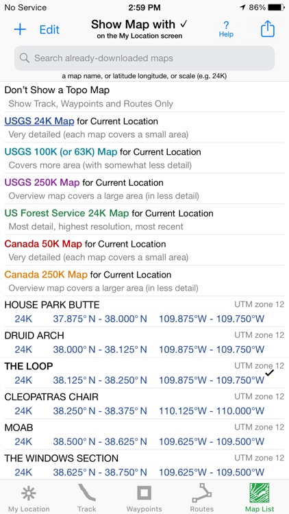 iHikeGPS : Classic Topo Maps
