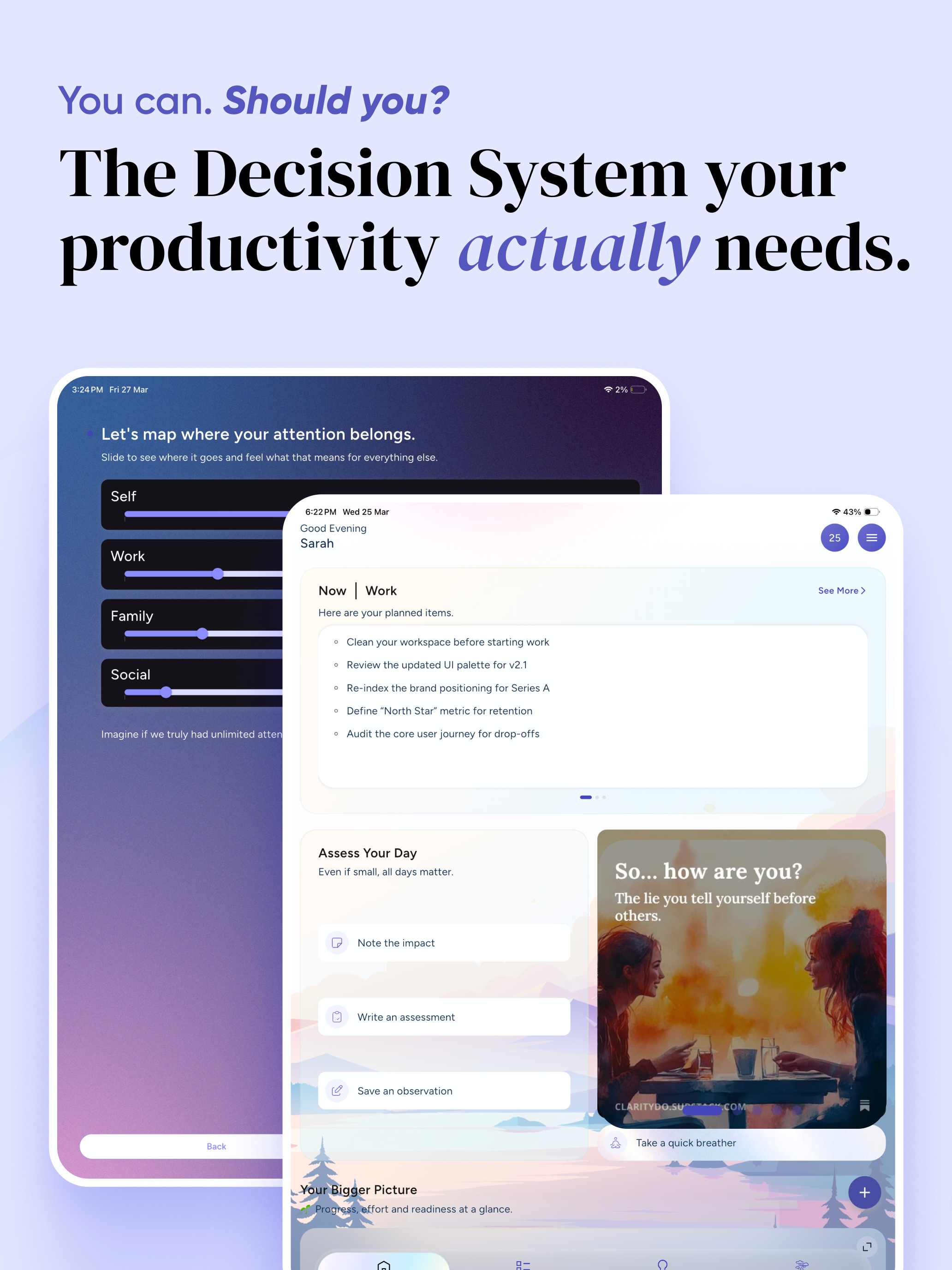 ClarityDo: Decision Planner