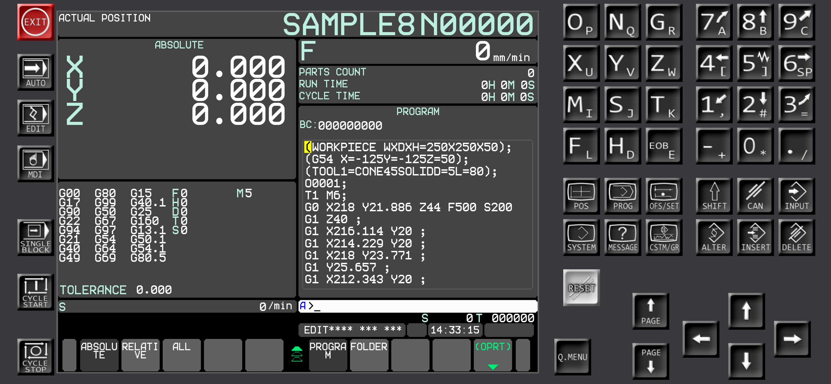 Fanuc CNC Simulator