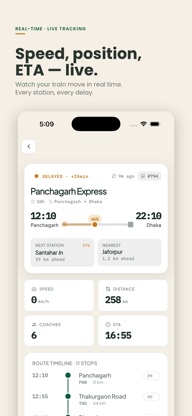 TrainKothai: Train Tracking BD screenshot 2