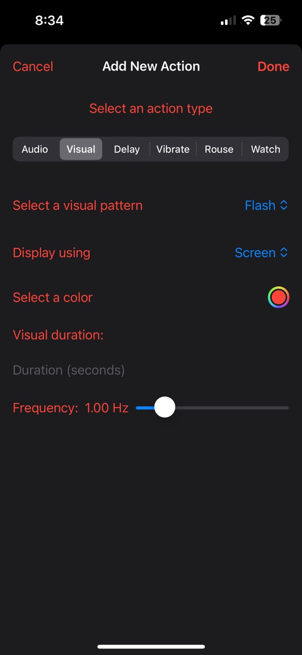 iPhone screenshot